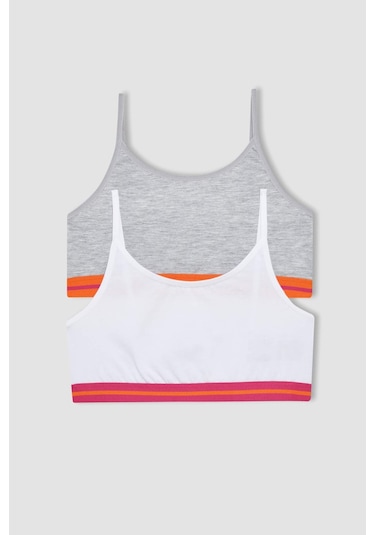 Defacto Basic Düz First 2li Bra B8826a824spwt34 Beyaz