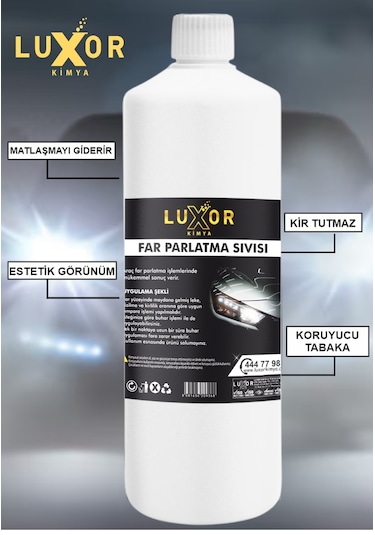 Luxor Kimya  1.250 kg Far Parlatma Far Temizleme Far Parlatıcı 1.250 kg