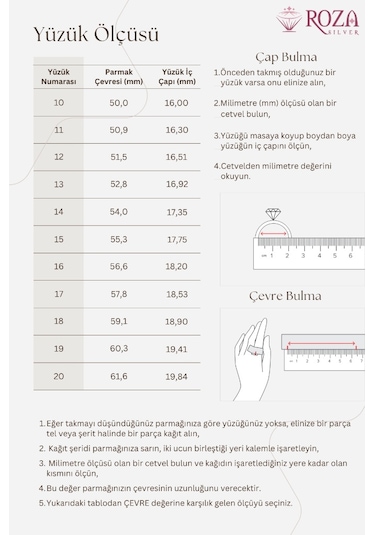 Roza Silver Zirkon Taşlı Gold Minimal Tamtur Gümüş Yüzük Rr10003