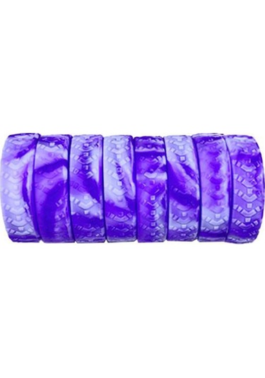 Homyl 8 Parça Silikon Bavul Jant Kapakları Aksesuarı Stil-c Stil C Çok Renkli