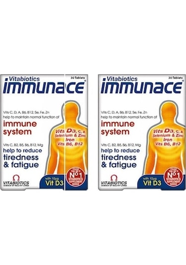 Vitabiotics Immunace 30 Tablet 2 Adet