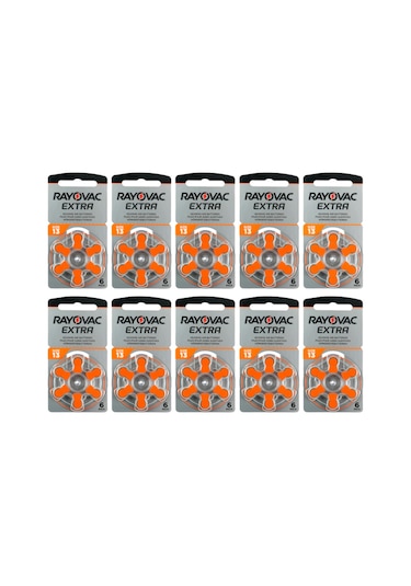 Rayovac Extra 13 Numara İşitme Cihaz Pili 6 x 10'lu