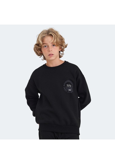 Slazenger LONE Çocuk  Siyah Sweatshirt