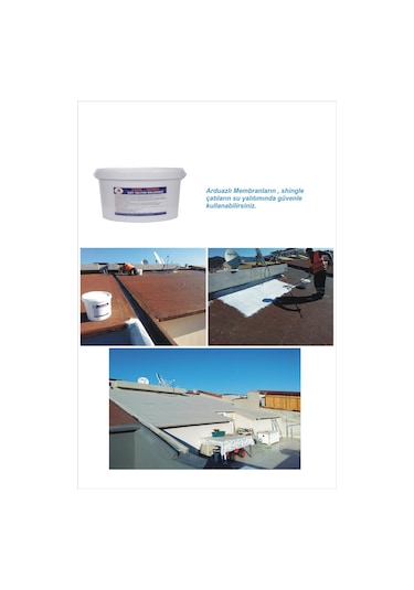 Dks Roco Çatı Isı Ve Su Yalıtım Malzemesi 18 KG-Beyaz