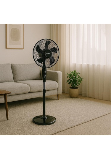 Kumtel Siyah Vantilatör
