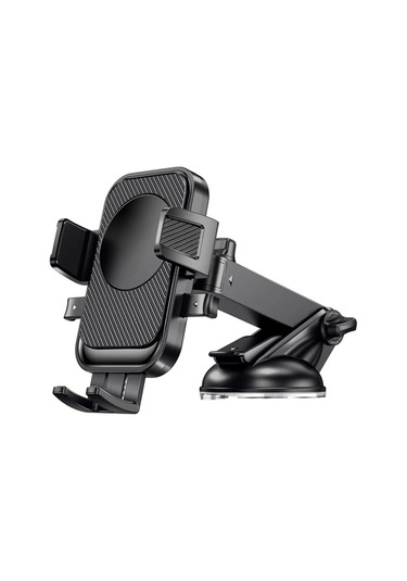 Polham Nano Vantuzlu Teleskopik Torpido Üstü Telefon Tutucu, V Tipi Düşmez Sarsılmaz Telefon Tutucu