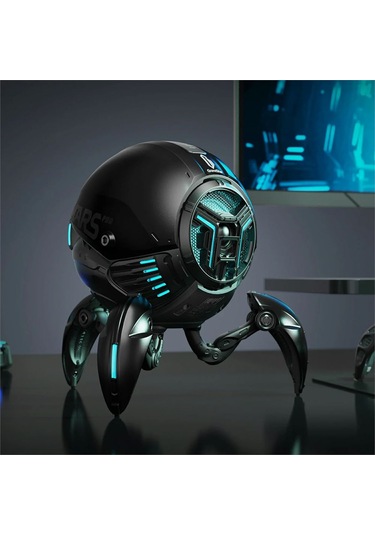 Gravastar Mars Pro 20w Bluetooth Hoparlör, Taşınabilir Stereo Ses Bombası, Rgb Işıklı Ve Şarj Standı