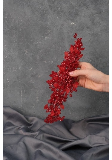 FdayAksesuar En Güzel Gelinler Için Azra Inci Boncuklu Gelin Kına Tacı Saç Aksesuarı FRDY31662