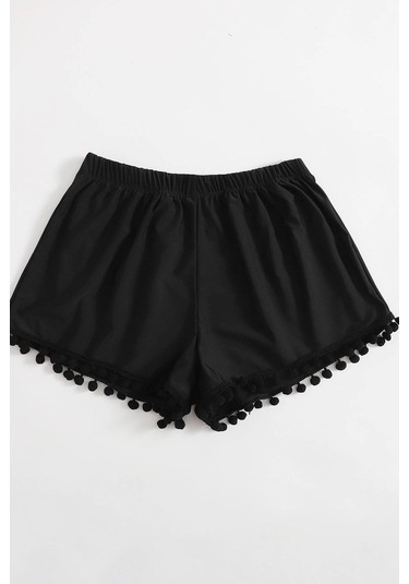 Angelsin Ponponlu Şık Deniz Şortu 001