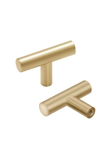 2 Adet Çekmece Kulpu Altın Pirinç Dolap Kulpu Mutfak Dolabı Kulpu Kapı Kolları