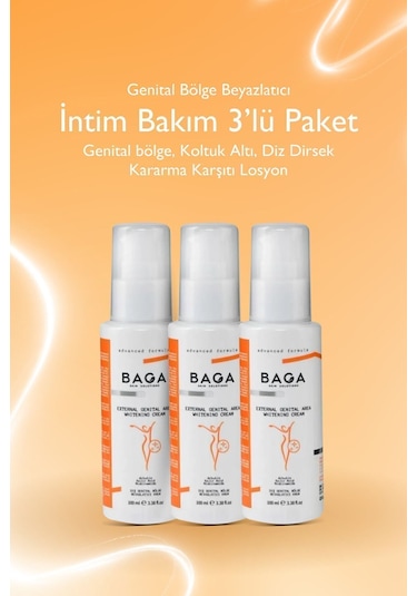Üçlü İntim Set Genital Bölge Beyazlatıcı