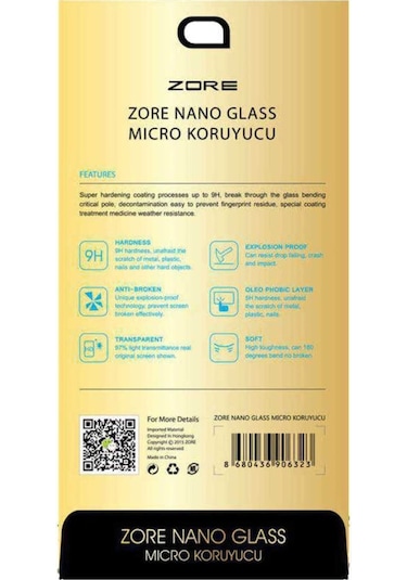 Xiaomi Redmi Note 5 Pro Zore Nano Micro Temperli Ekran Koruyucu