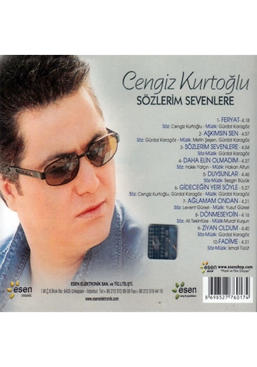 Cengiz Kurtoğlu - Sözlerim Sevenlere Cd