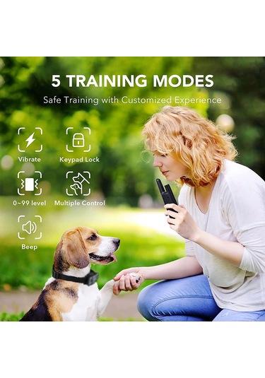 Uu0248 Bark Tasmasıuzaktan Kumandalı Köpek Eğitim Tasması Siyah