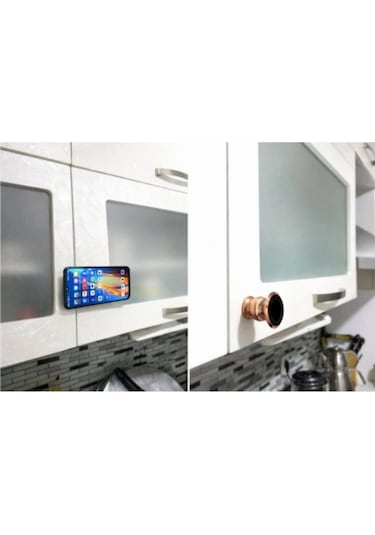 Metal Telefon Tutucu Torpidoya Yapışan Mıknatıslı Çok Renkli