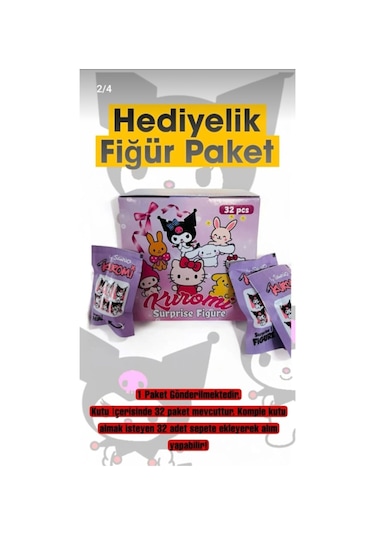 Kuromi Hediyelik Fiğür Paket 1 Adet