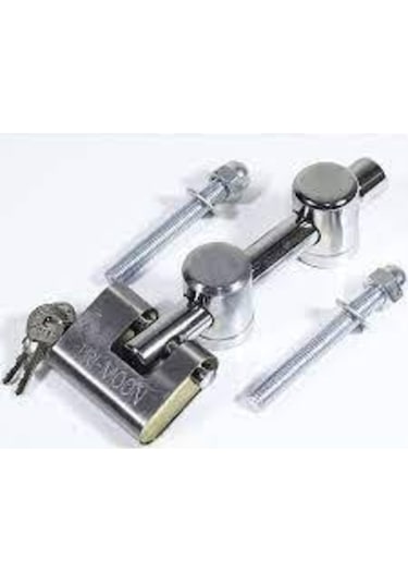 Yuma Kapı Emniyet Aparatı Ve 70 Mm Çelik Yassı Asma Kilit Seti