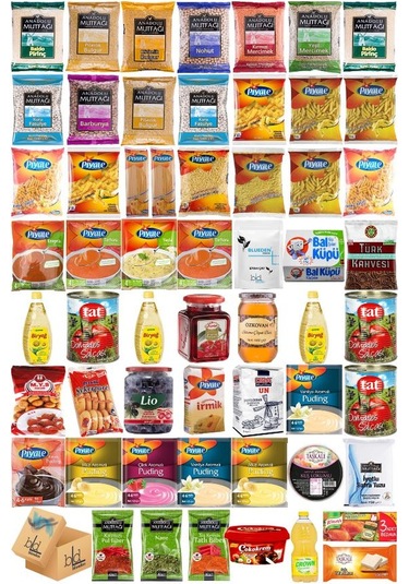 Blueden Kurban Kumanya Yardım Erzak Kolisi 57 Parça 20 Nolu Paket