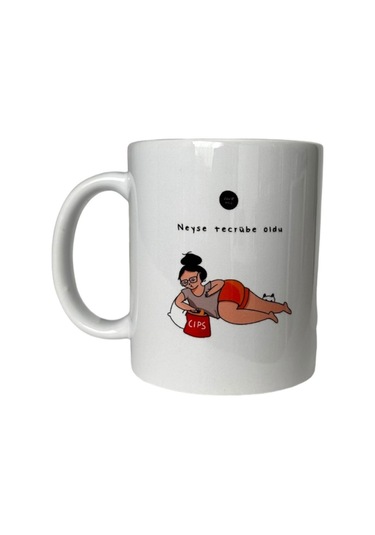 Neyse Tecrübe Oldu Yazılı Baskılı Premium Kupa