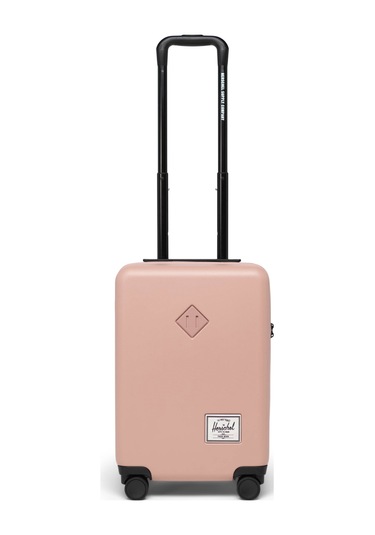 Herschel Heritage Hardshell Darbeye Dayanıklı Tekerlekli Kabin Boy Valiz 35 L Gül Kurusu Gülkurusu