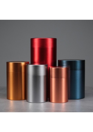 Trendooze Alüminyum Kavanoz - Kompakt & Şık Altın Renk Altın