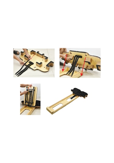 Kochler Ayarlanabilir Yaylı Sistem Ahşap Gövde Profesyonel Reformer Pilates Aleti