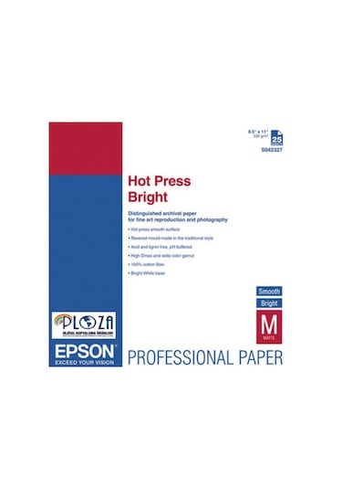 C13s042333 Epson Sıcak Baskı Parlak Kağıt 330g / M² 17 "432mm X 1