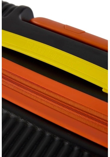 Bad Bear Logo Suitcase 23.01.80.001s Siyah Büyük Boy Tekerlekli Abs Valiz 95 Lt. Siyah