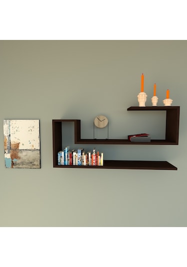 Dmoya Airy Duvar Rafı Wenge