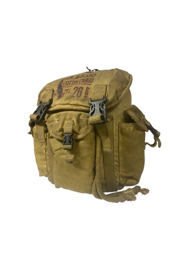 Kaliteli Tek Gözlü Vintage Disayn Unisex Sırt Günlük Okul Gezi Kamp Trekking Çantası Kc Ahtapot Bag Sarı Bordo