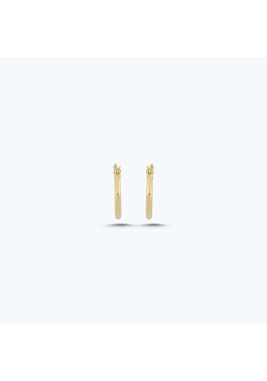 Altınbaş Altın Halka Küpe Akp0244-y-25977-12mm Çok Renkli