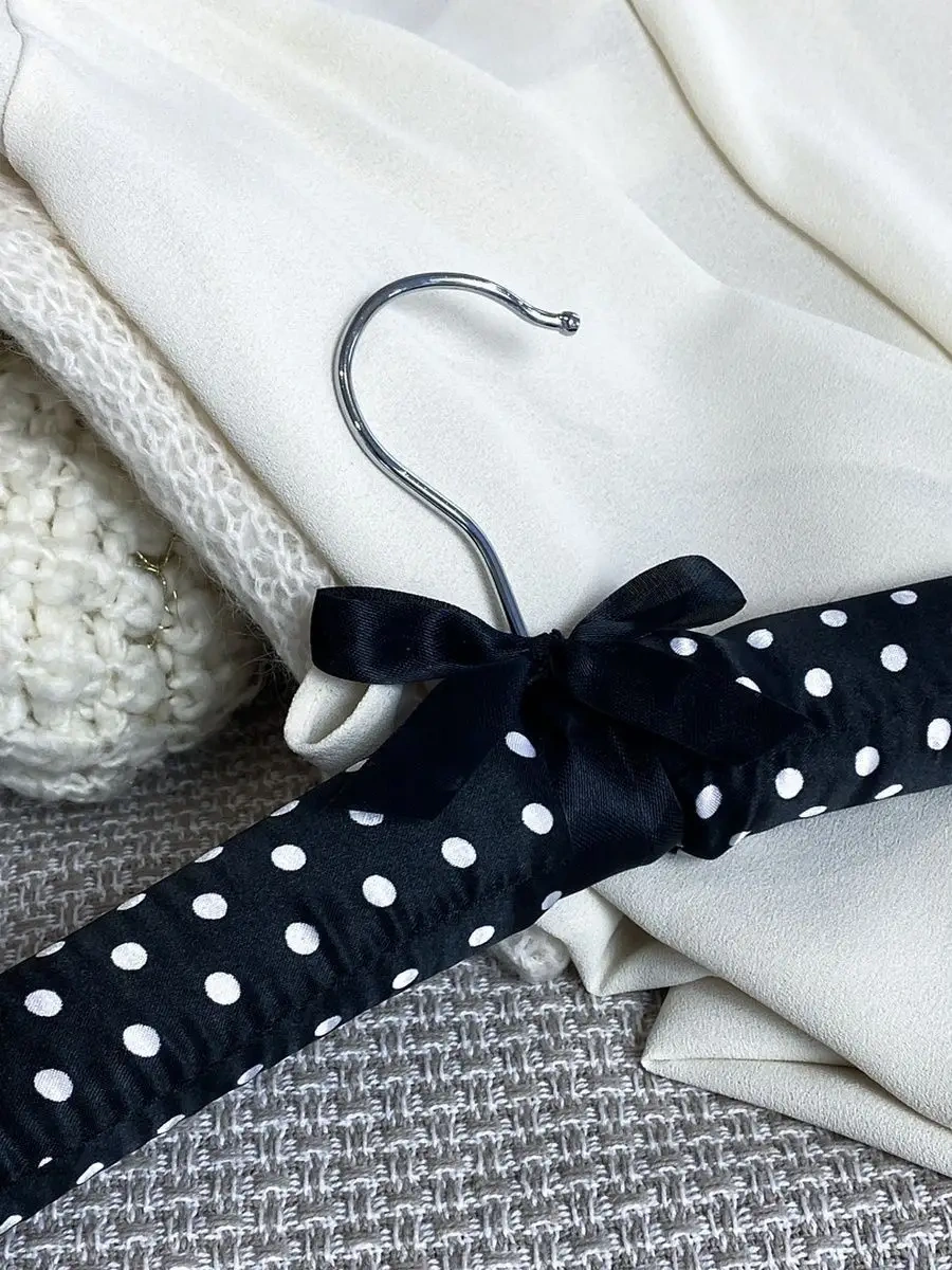 Homy Mood Yumuşak Saten Giysi Askıları 5'li Set 29670950 Siyah