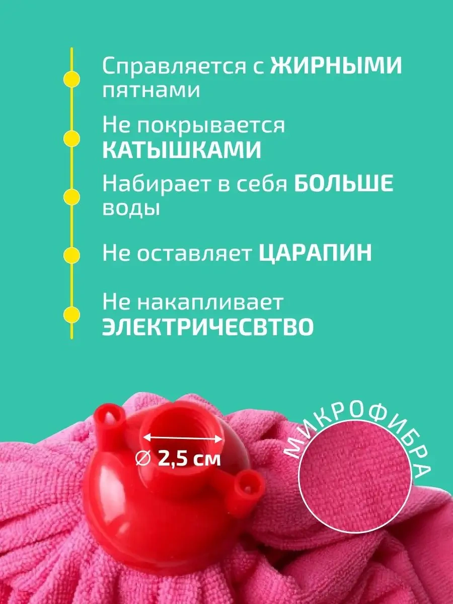 Saddom Mikrofiber Mop Başlığı Yapışkanlı Sünger Etek 83257927