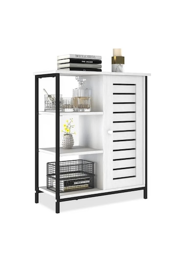 Ağaç Atölyesi – Chiara White Ahşap Dresuar/Dolap/Kitaplık Ceviz