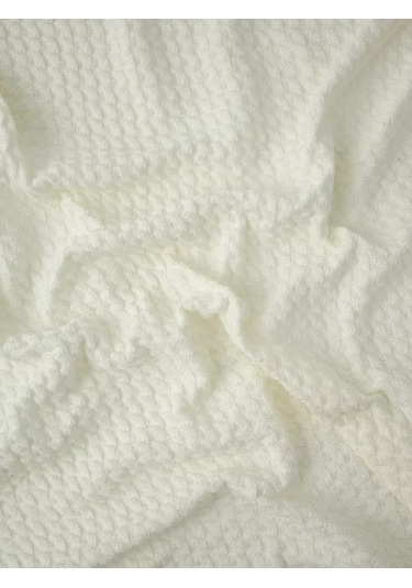 Mk Accessories Bebekler İçin Örgü Battaniye 90/90 Cm 332073244 Sütlü