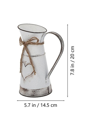 Yeni 1 Adet Özel Çiçek Metal Vazosu