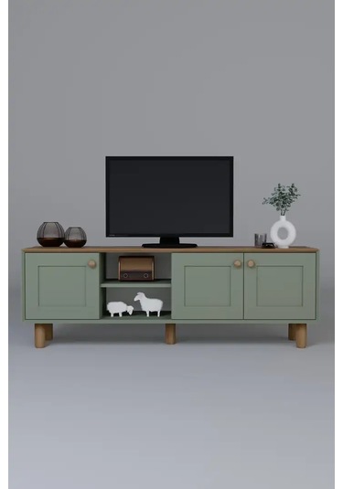 Bohem Serisi Natura Yeşil Tv Ünitesi Yeşil
