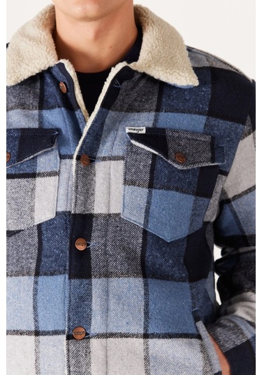 Wrangler Erkek Ceket W4e0xz84z Mavi