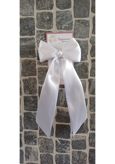 Beyaz Kurdele Toka - Fiyonk Toka Beyaz
