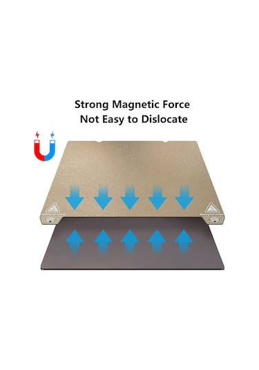 Xindoker 235x235mm 3d Yazıcı Platformu, Peı Ve Pet Çift Taraflı Manyetik Çelik Film, Ender-3 S1/s1 Pro, End-5 S1, K1 Uyumlu Diğer