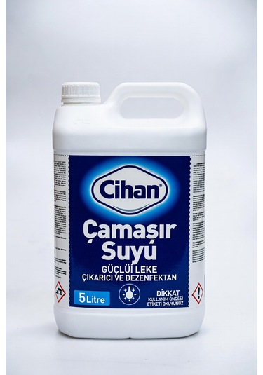 Cihan Çamaşır Suyu 5 Litre Tekli