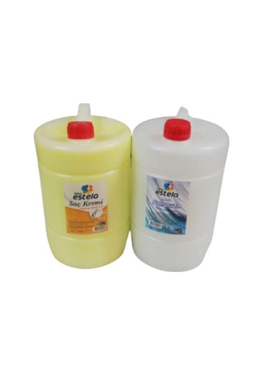 New Estela Sedefli Şampuan 5 KG + Saç Kremi 5 KG