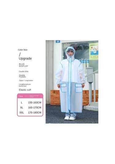 Erkekler Ve Kadınlar İçin Yeni Yağmurluklar Yağmur Fırtınası Kalınlaşmış Uzun Tam Vücut Yetişkin Bisiklet Yürüyüş Elektrikli Araç Yağmur Panço Mavi Erkekler Ve Kadınlar İçin Yeni Yağmurluklar Yağmur Fırtınası Kalınlaşmış Uzun Tam Vücut Yetişkin Bisiklet Yürüyüş Elektrikli Araç Yağmur Panço Mavi