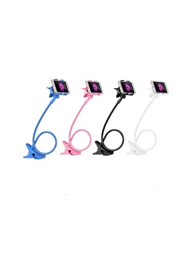 Padalink 85cm Esnek Telefon Tutucu, Ev/ofis Kullanıma Uygun, Açı-yükseklik Ayarlanabilir, Mümkün Her Telefon İçin Siyah Stant