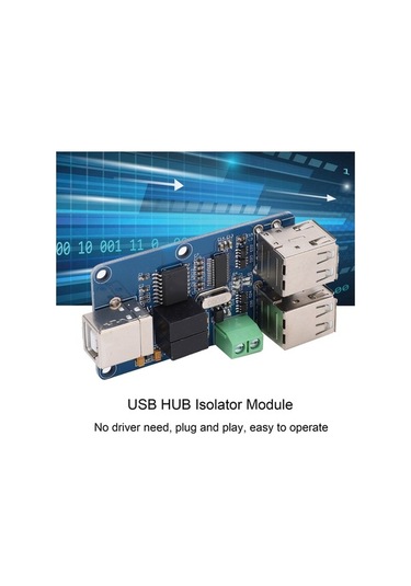 Fastbuy 4 Kanal Usb Izolatör Hub Modülü - Adum3160 İle 1500v Koruma, Pnp, -40c/+85c Çalışma, Dış Etkilerden Koruma