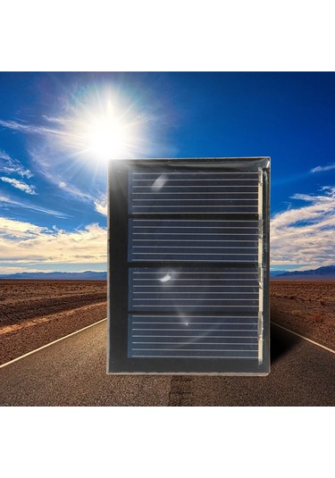 Aubyhe 0.23w 2v 115ma Çok Kristal Güneş Paneli, Ip65 Su Geçirmez, Yüksek Verimli 19.5% , 50x38mm Dıy Projeler İçin Güneş Enerji Paneli