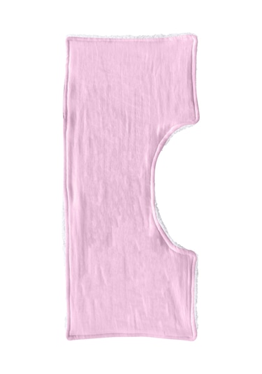 Müslin-havlu 2'li Çift Yönlü Omuz Bezi Gaz Çıkarma Bezi P-beyaz Pembe - Krem