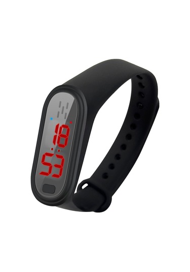 Yaozixa Sıcaklık Ölçer Ve Ultrasonik Uyuz Kovucu Akıllı Bileklik - 3 Modlu, Usb Şarjlı, Siyah
