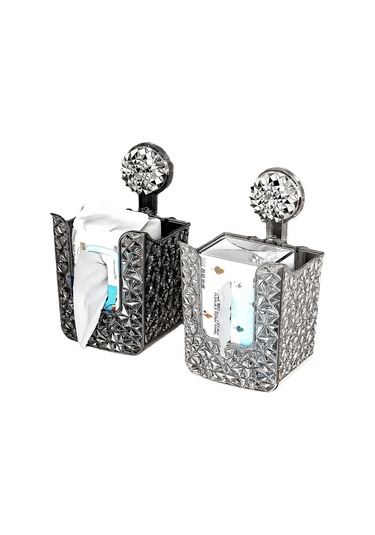 Kosona Duvar Takılı Islak Mendil Kutusu - Delme Yok Suction Cup Montajlı - Banyo İçin Kompakt, Dayanıklı Ve Kolay Erişimli Şeffaf Diğer