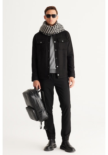 Altinyildiz Classics Erkek Gri Melanj Standart Fit Normal Kesim Bisiklet Yaka Triko 4A4923100001GMJXXL Gri Melanj